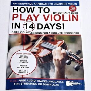Troy Nelson Music How To Play Violin In 14 Days Beginner Book Tab Bethany Olds E